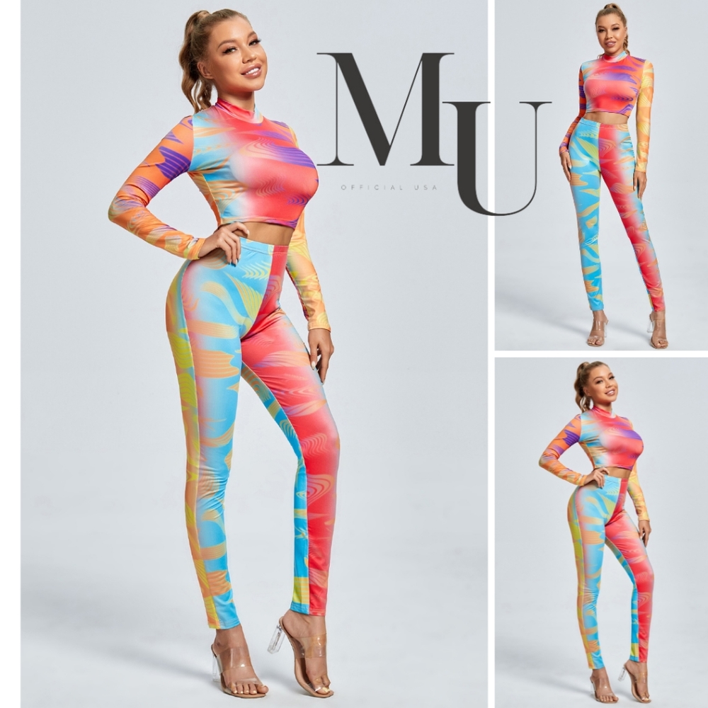 🧡Sunset Ocean Dream 2-Piece Set 💙
